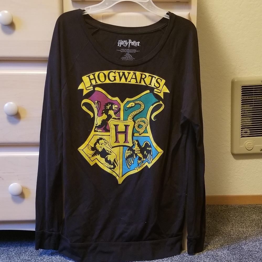 Long Sleeve Harry Potter Hogwarts Shirt